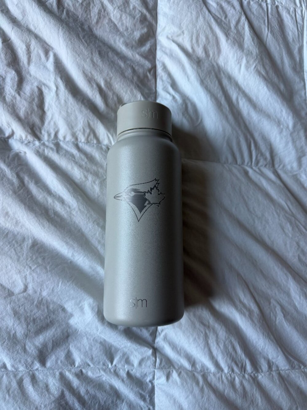 Simple Modern Toronto Blue Jays Almond Birch 32 oz Summit Bottle